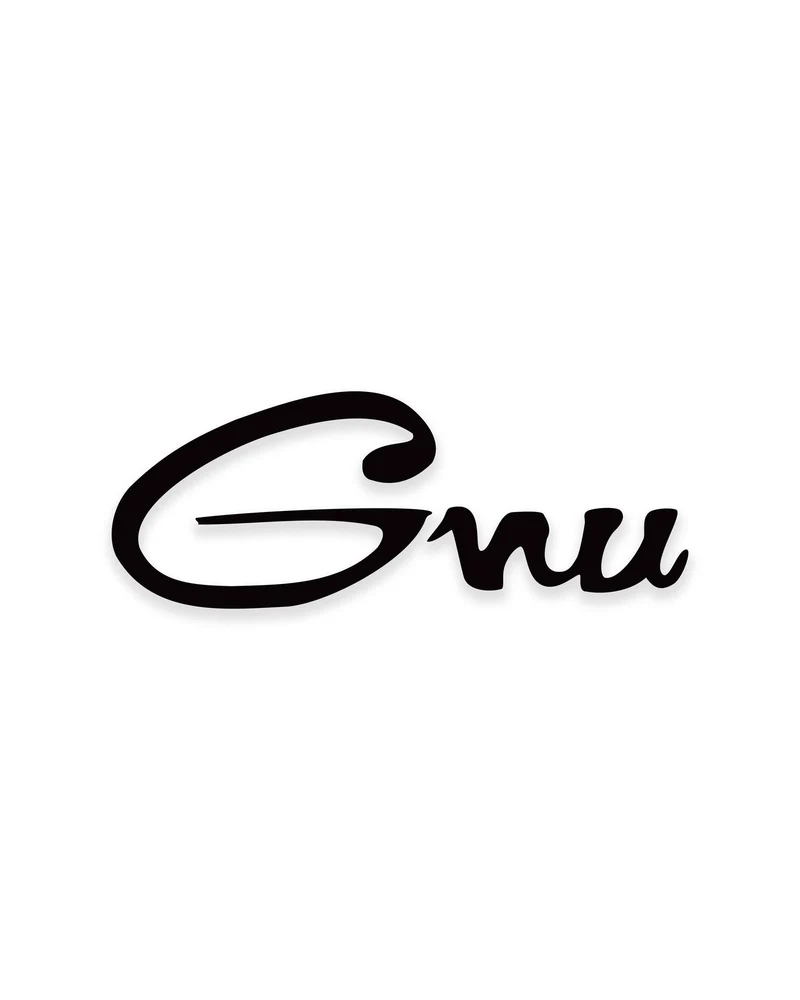 Script Diecut Sticker