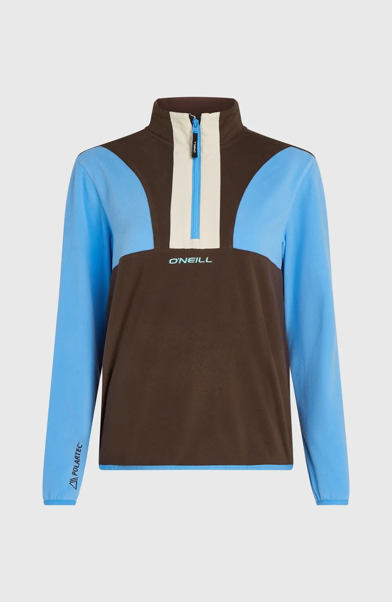 FWC'Cruz Triple Polartec® fleecetrui met halve rits | Blue Poppy Colour Block