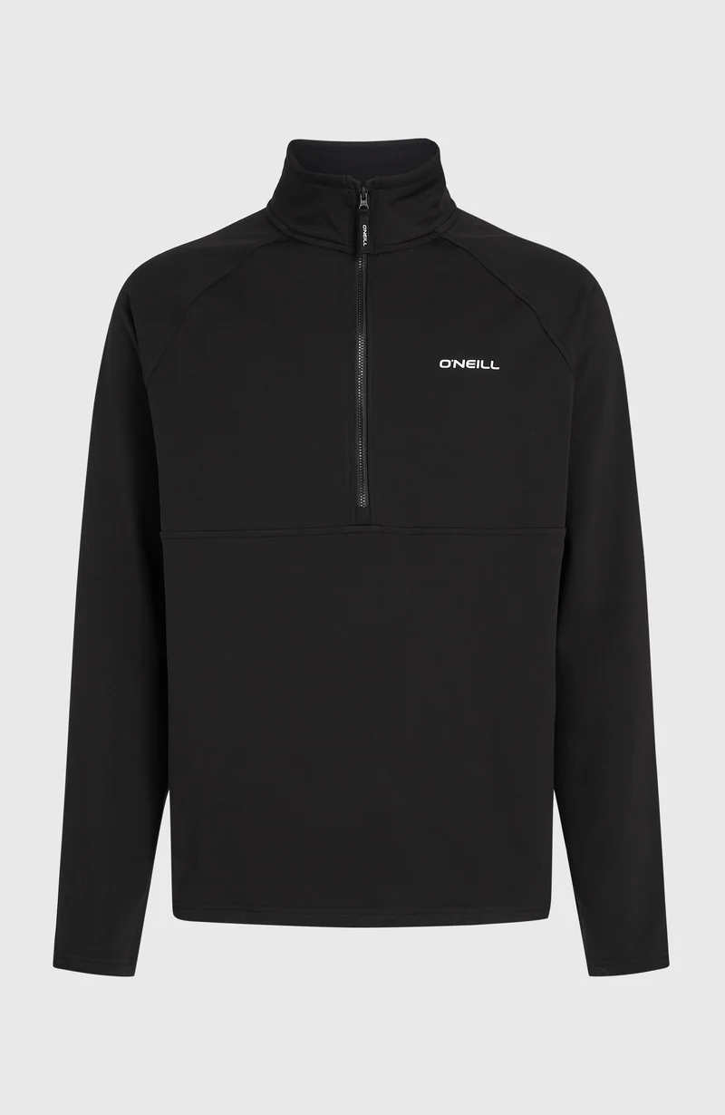 FWC'Cruz fleecetrui met halve rits | Black Out