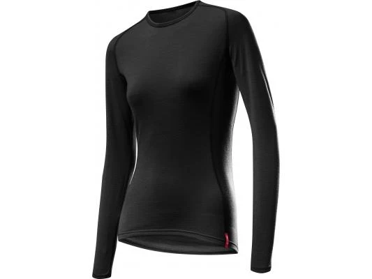 Loffler Thermoshirt Marinowol Thermoshirt Lange Mouwen Marinowol Dames - Zwart