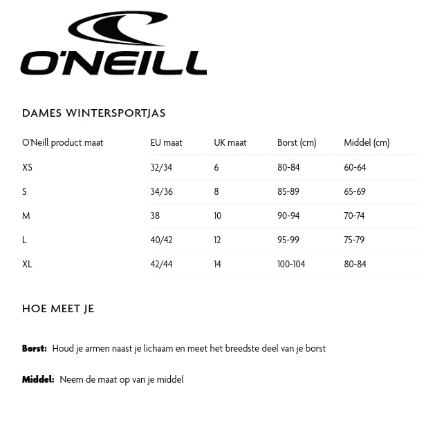 O'Neill Stuvite Ski Jas Dames - Grijs