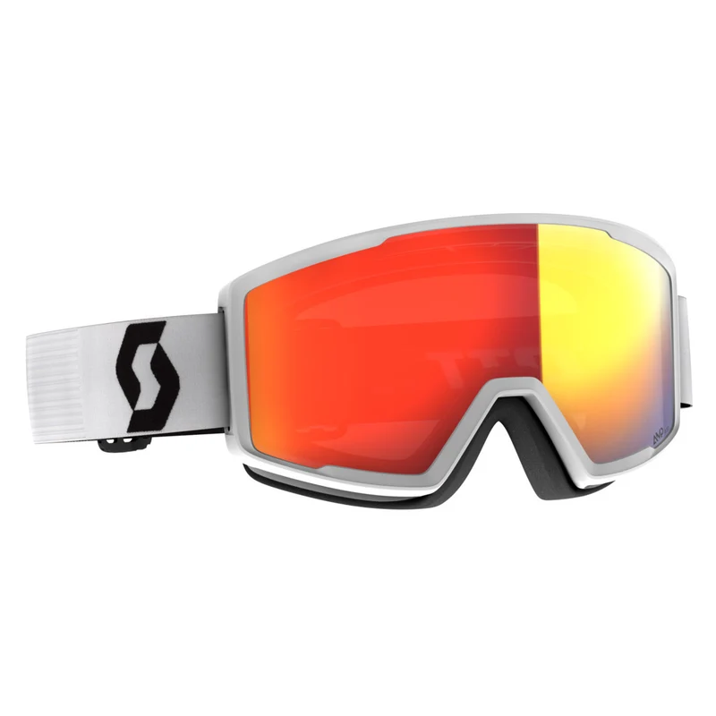 Scott Factor Pro Skibril - Wit/Zwart/Rood