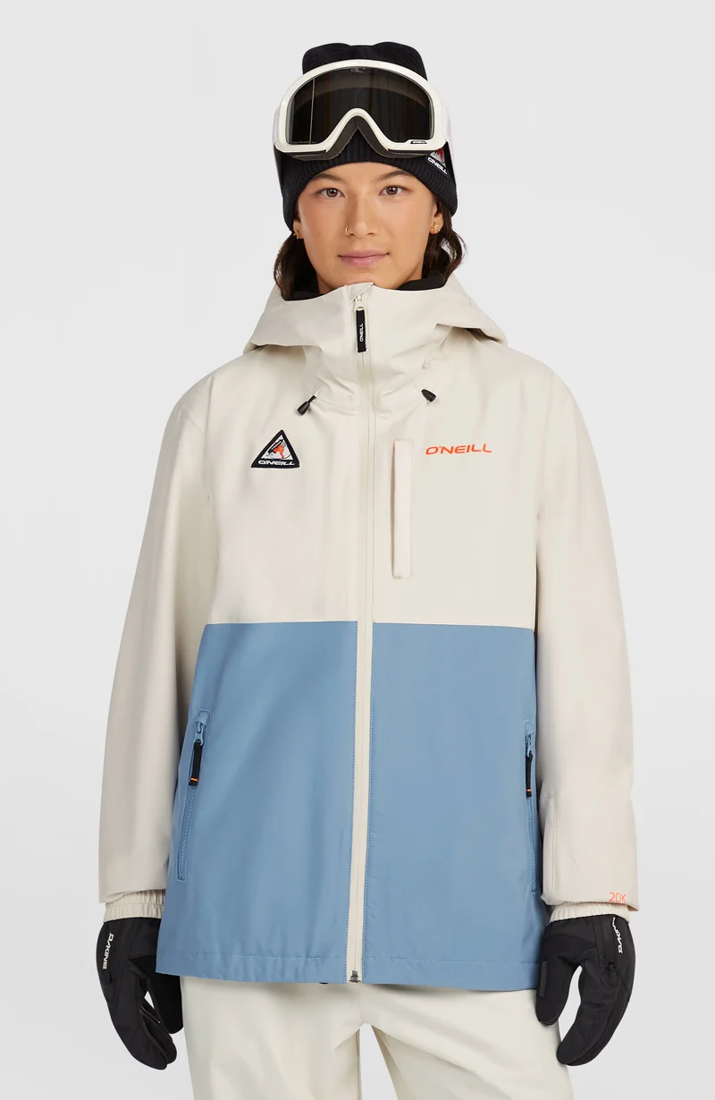 FWC'Play Park wintersportjas | Linen White Colour Block