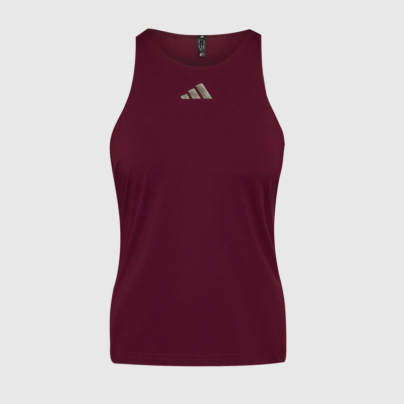 adidas Womens New York 26 Silver L Y Tennis Tank