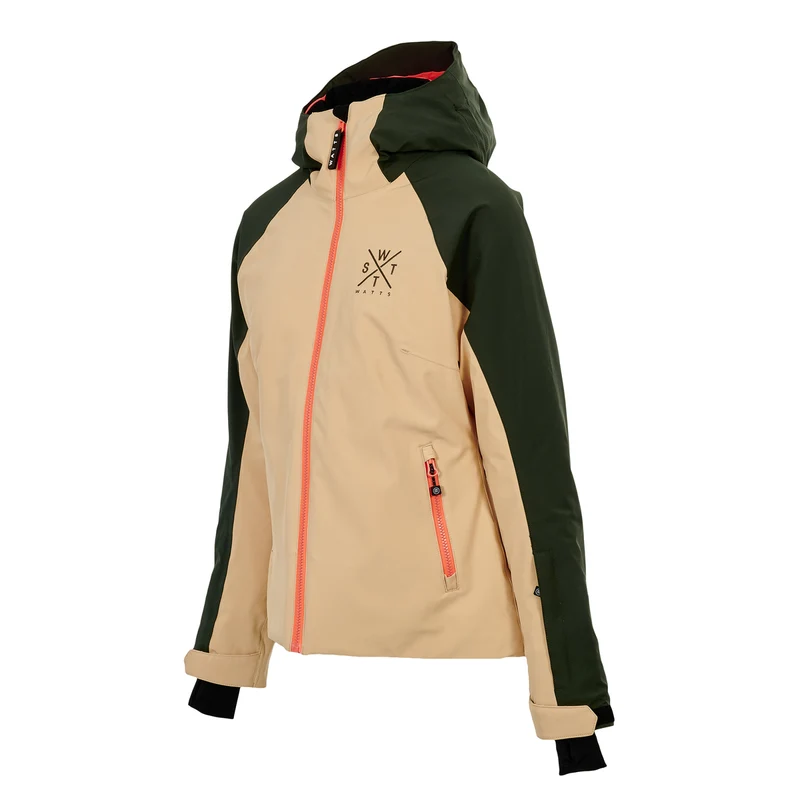WATTS X-ICE Ski Jas Dames - Beige