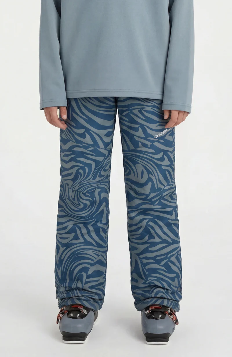 FWC'Cruz wintersportbroek | Blue Swirl Zebra