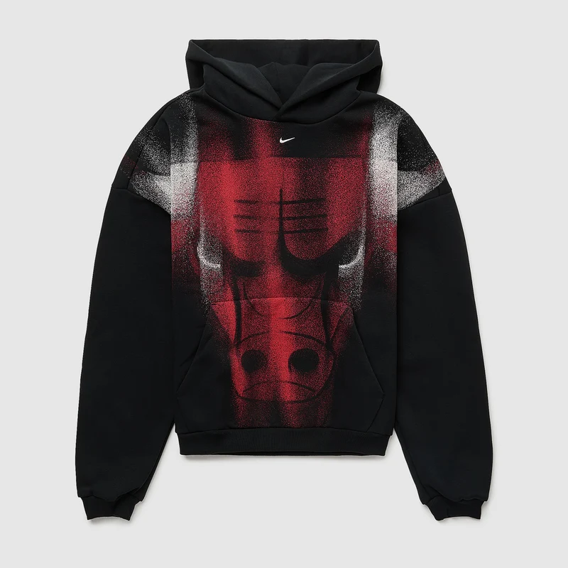 Nike NBA Chicago Bulls Therma-FIT Standard Issue Icon Fleece Hoodie