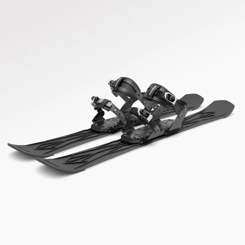 Snowfeet* 100 CM | Skiblades | Snowblades Skiboards Short Skis | Fiberglass Flex Core