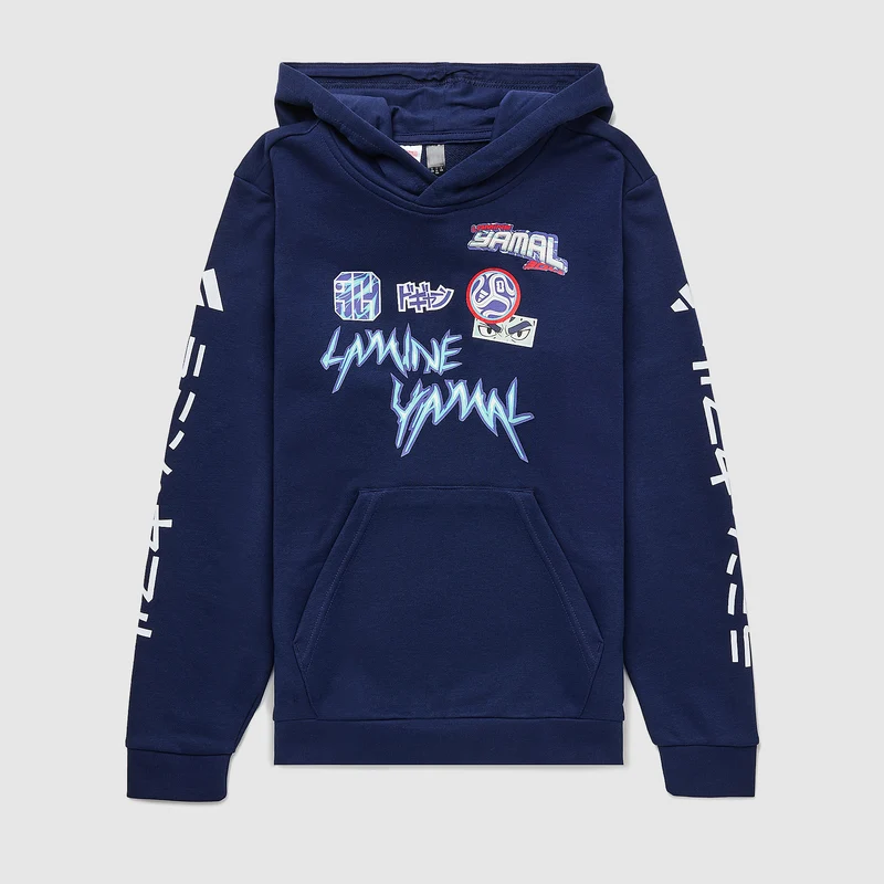 adidas x Lamine Yamal Kids Anime Graphic Hoodie