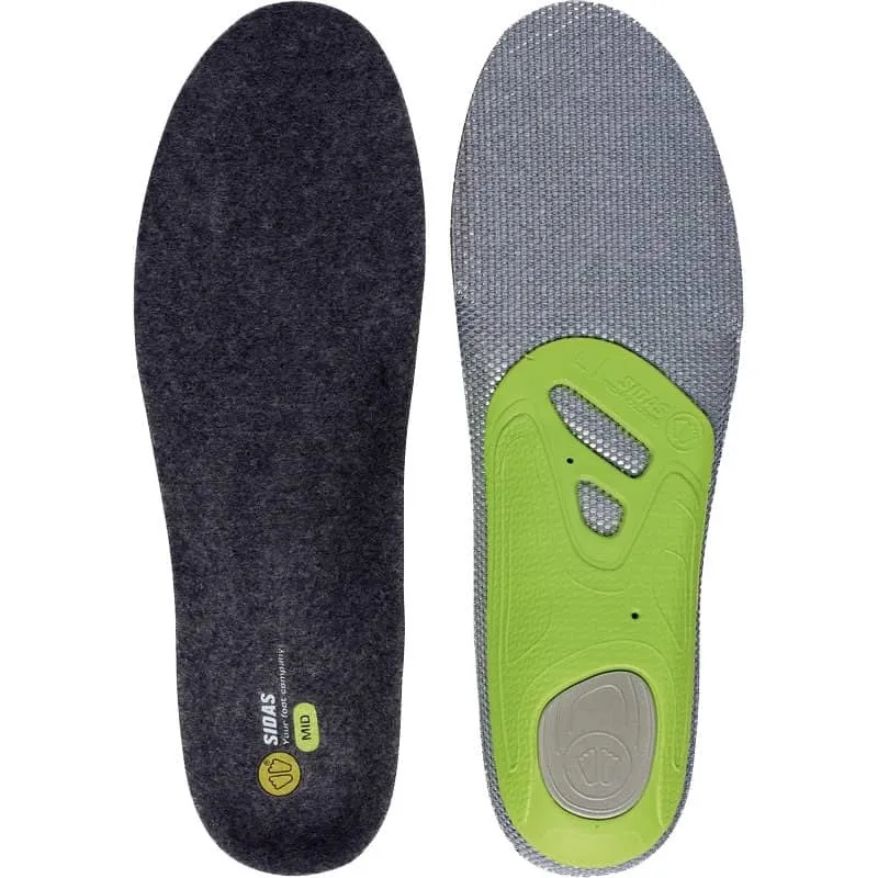 Sidas 3Feet Merino Mid inlegzolen voor skischoenen