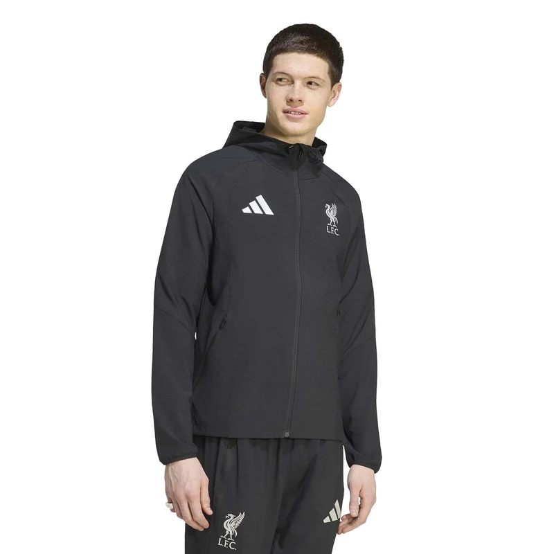 Liverpool FC Tiro Travel Full Zip Windbreaker