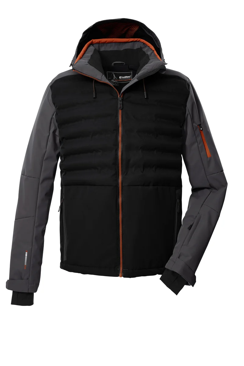 Killtec KSW 72 Ski Jas Heren - Zwart/Grijs