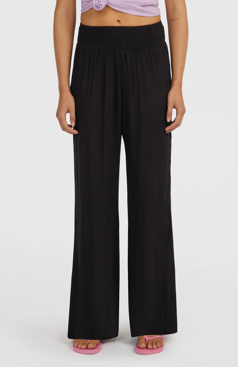 Johnny broek met gesmokte taille | Black Out