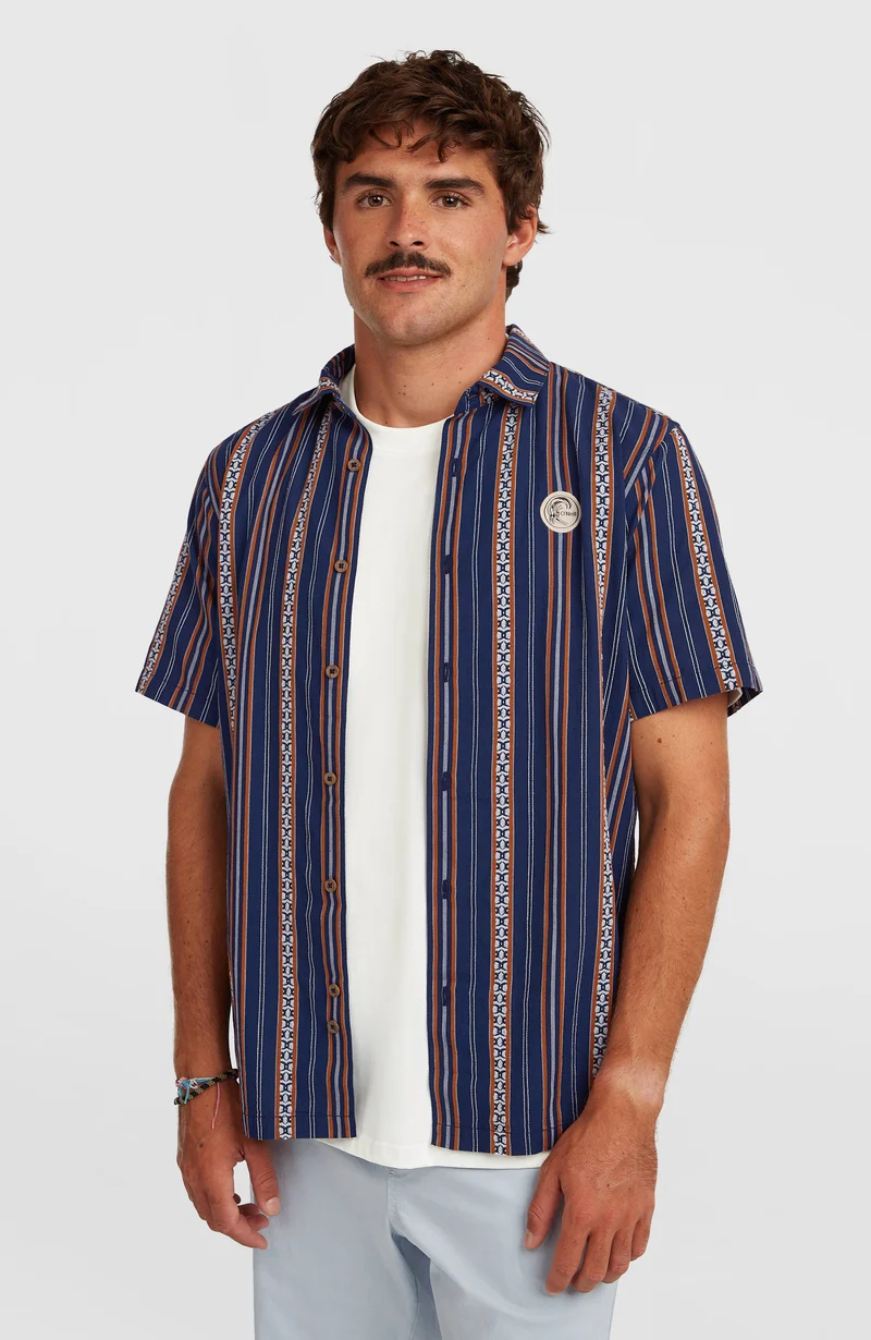 O'Riginals Jacquard overhemd | Blue Originals Jstripe