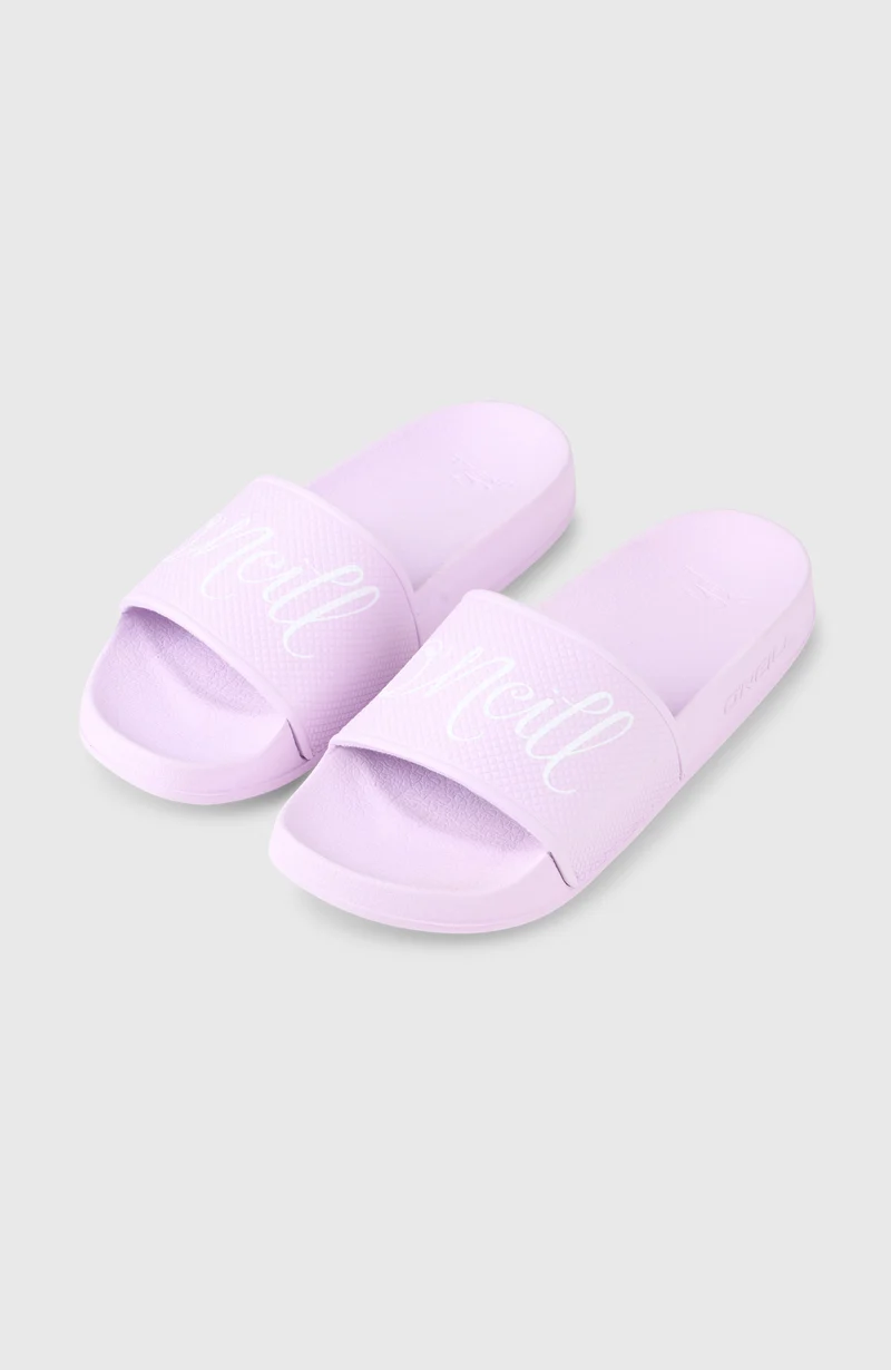 O'Neill Script slippers | Pale Lavender