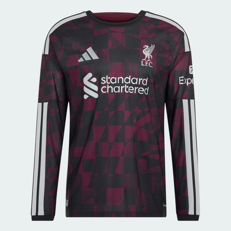 adidas Men Liverpool FC 26/27 Third Authentic Jersey Longsleeve