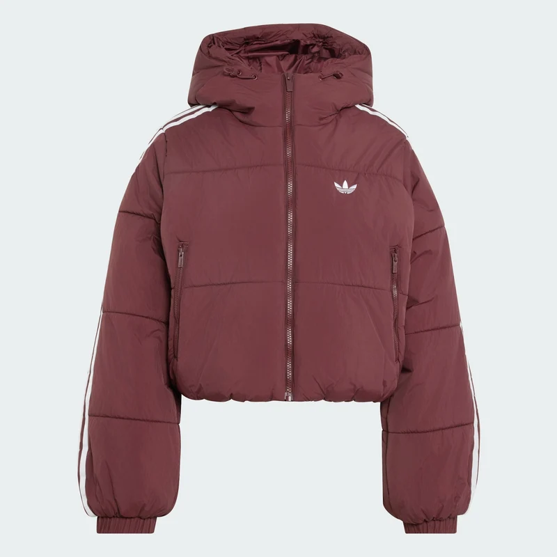 adidas Originals Women ADICOLOR CROPPED HOODED PUFFER JACKET