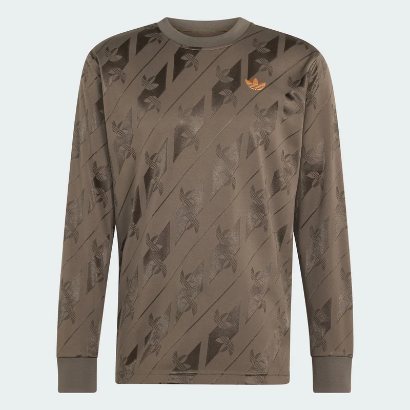 adidas Originals Men Jacquard Trefoil Longsleeve Jersey