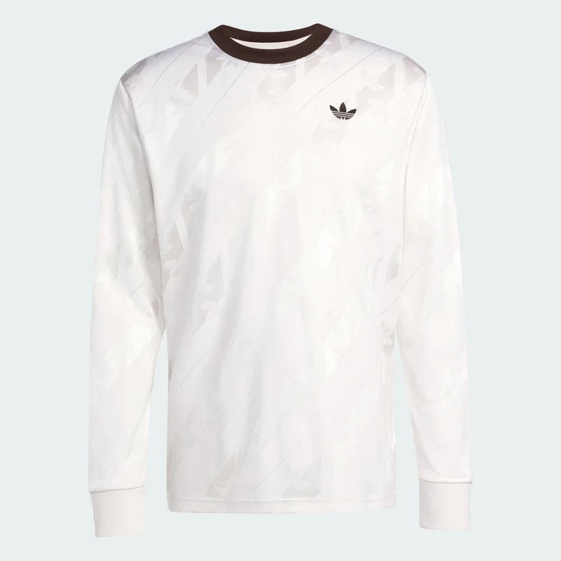 adidas Originals Men Jacquard Trefoil Longsleeve Jersey