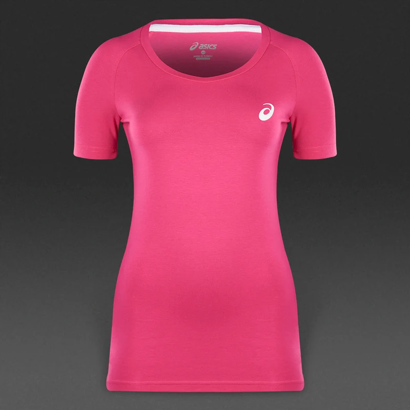 ASICS Womens Essentials Solid Short Sleeve Tee