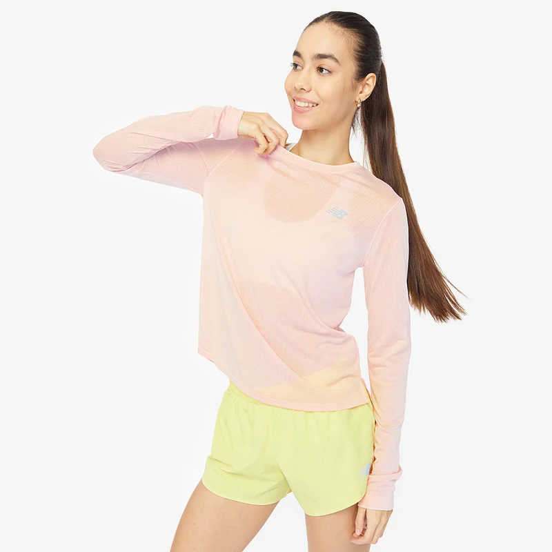 New Balance Womens Athletics Long Sleeve Top
