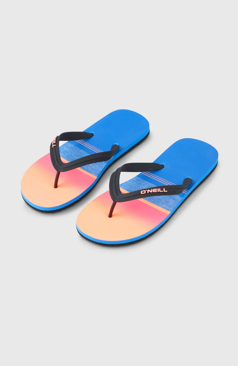 Profile Graphic slippers | Blue Gradient Stripe