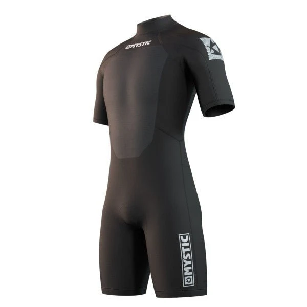 Brand 3/2 Shorty Back Zip Black