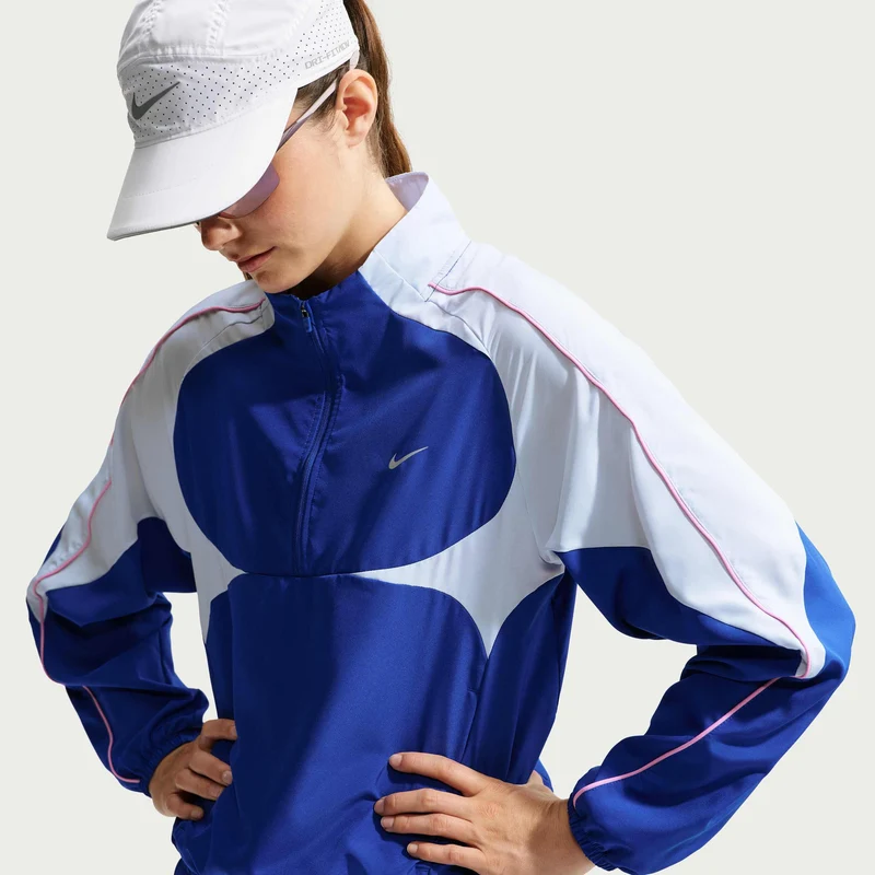 Nike Women's Dri-FIT 1/2-Zip Running Jacket Tempo Swoosh