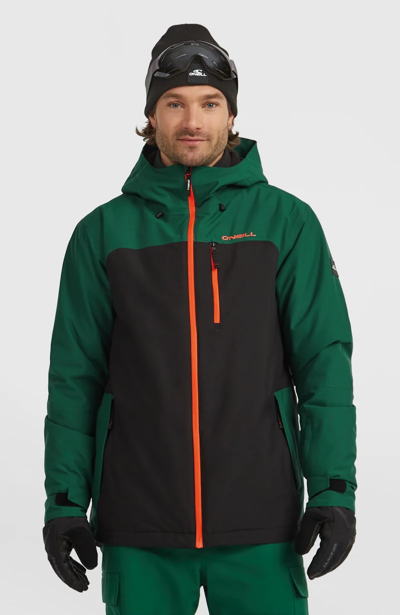 FWC'Cruz Duo wintersportjas | Emerald Envy Colour Block