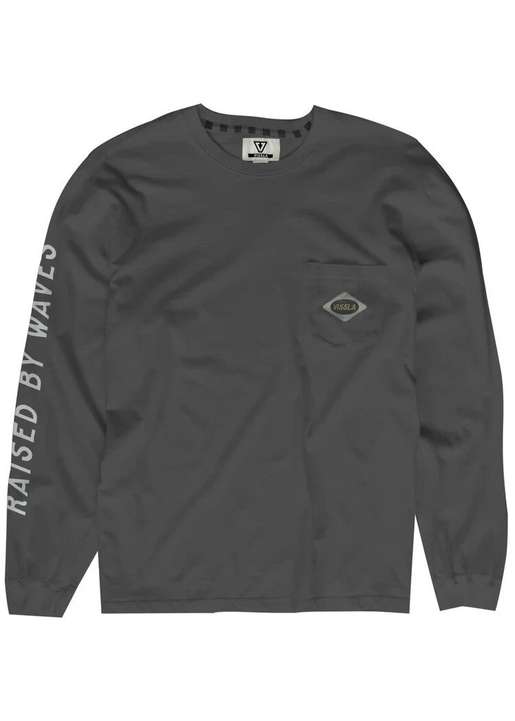 Round House Longsleeve PKT Tee | Phantom