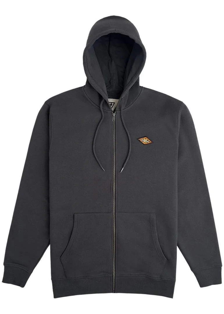 Mix Patch ZIp Hood Fleece | Phantom