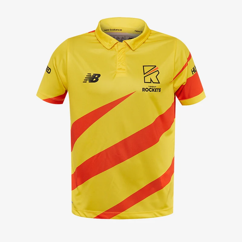 Trent Rockets SS Junior Playing Polo Shirt