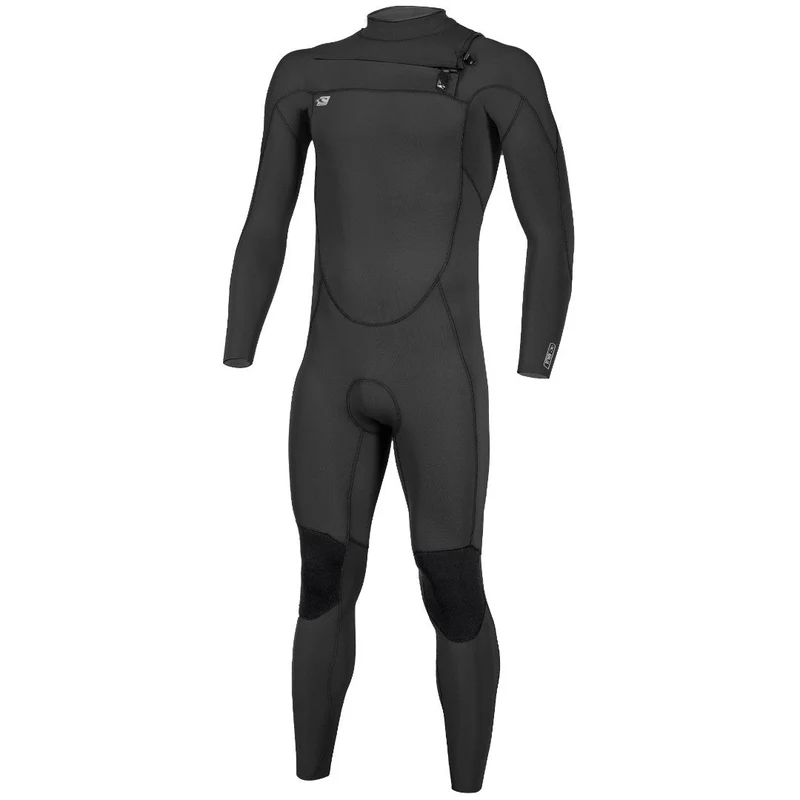 Ninja 5/4 Chest Zip Black/Black