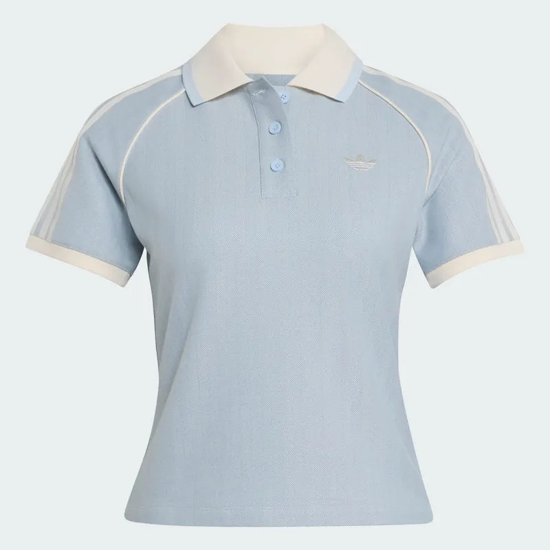 adidas Originals Women Tweed Polo Shirt