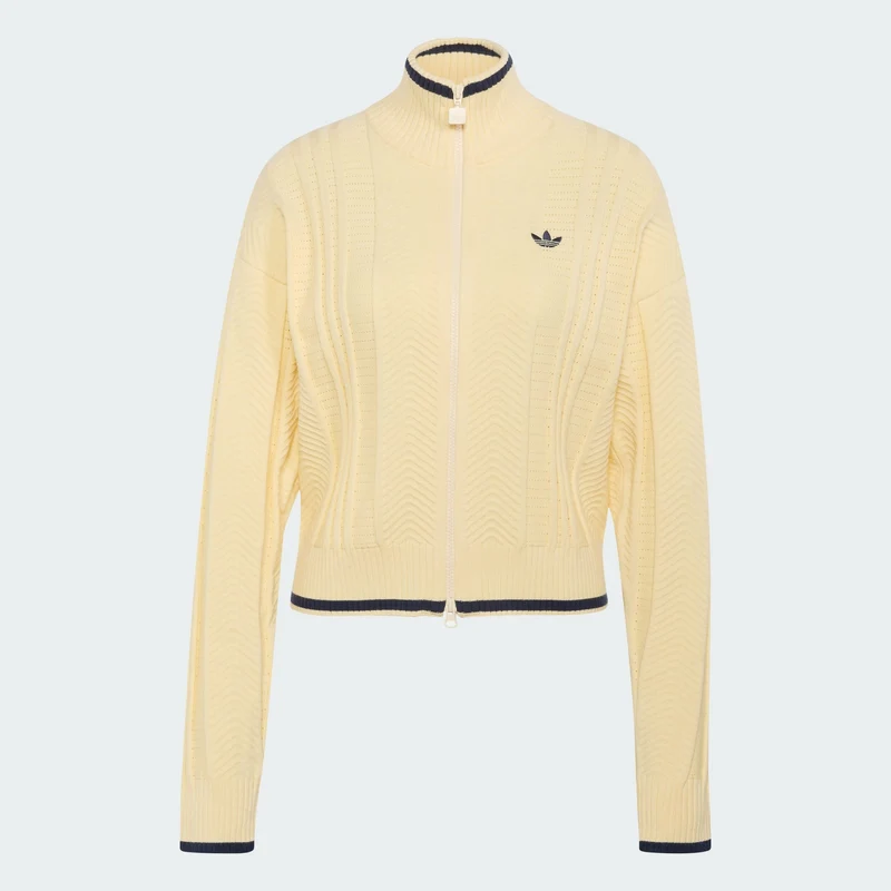 adidas Originals Women CABLE KNIT FIREBIRD TRACK TOP