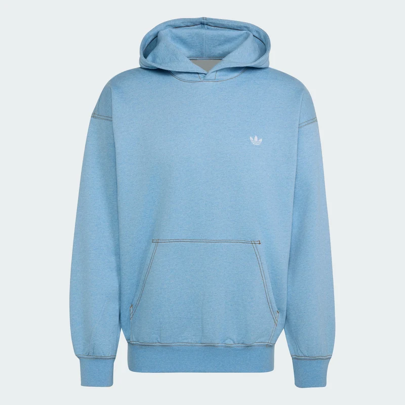 adidas Originals Men Trefoil Essentials Melange Loose Hoodie