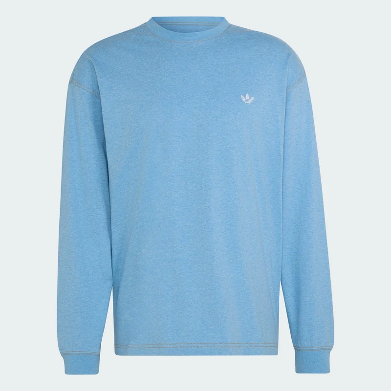 adidas Originals Men TREFOIL ESSENTIALS MELANGE LONG SLEEVE TEE