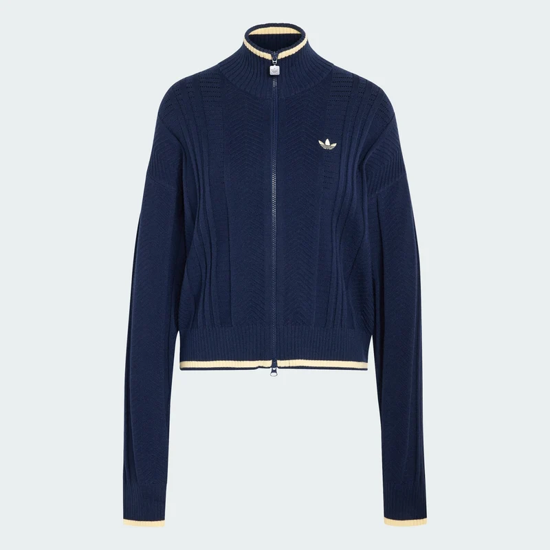 adidas Originals Women CABLE KNIT FIREBIRD TRACK TOP