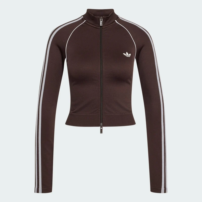 adidas Originals Women ESSENTIALS 3 STRIPES SEAMLESS TRACKTOP