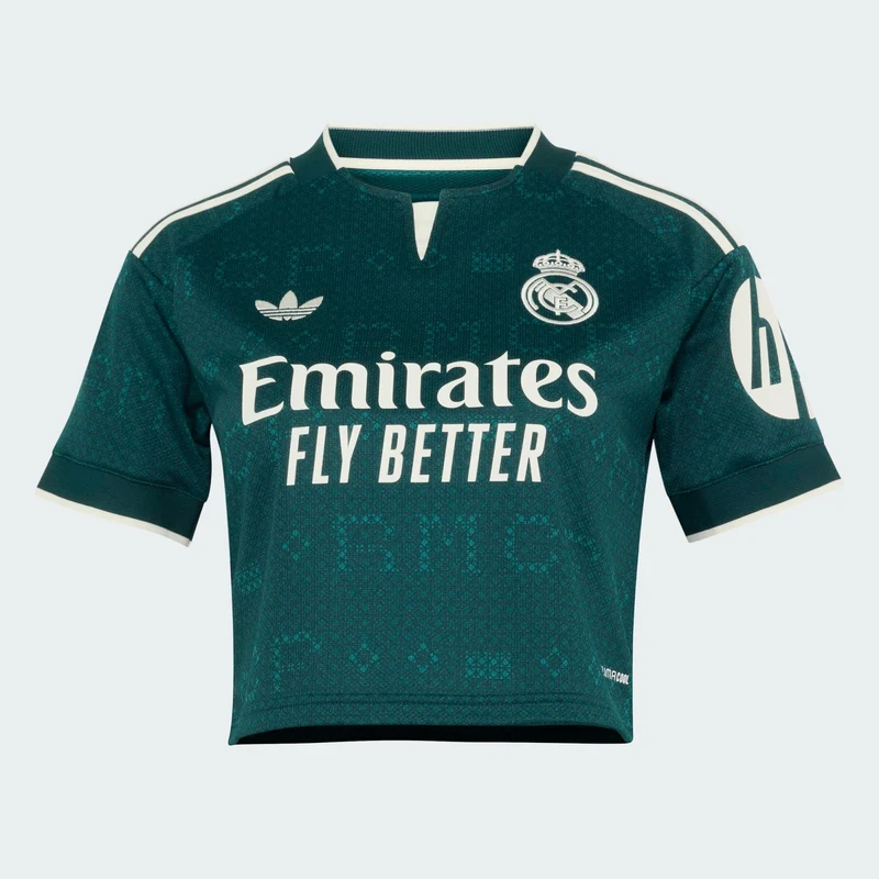 adidas Women Real Madrid 26/27 Away Cropped Jersey