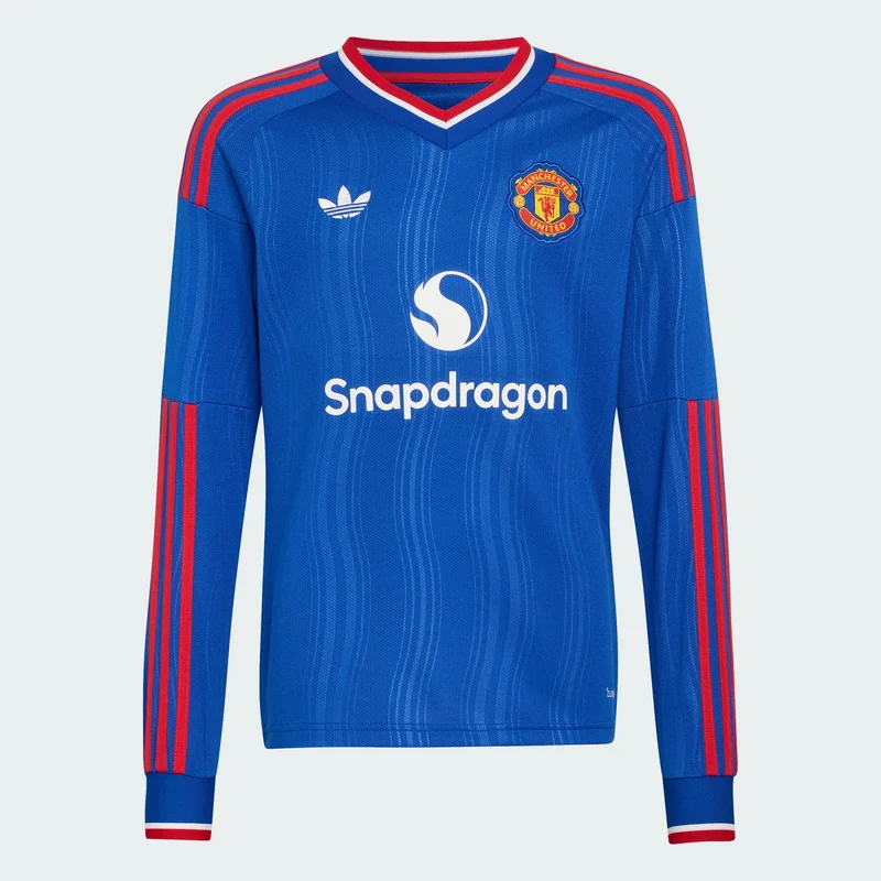 adidas Kids Manchester United 26/27 Away Jersey Kids Longsleeve