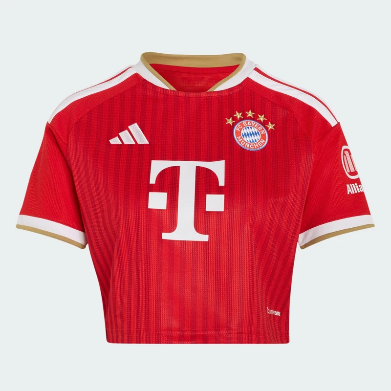 adidas Women FC Bayern 26/27 Home Cropped Jersey