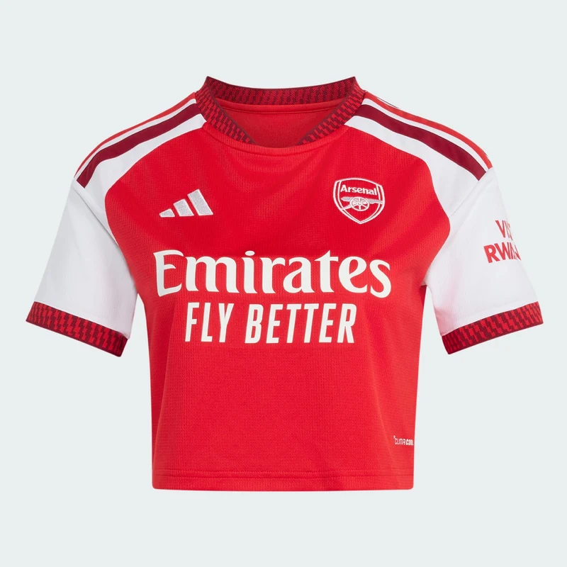 adidas Women Arsenal FC 26/27 Home Cropped Jersey