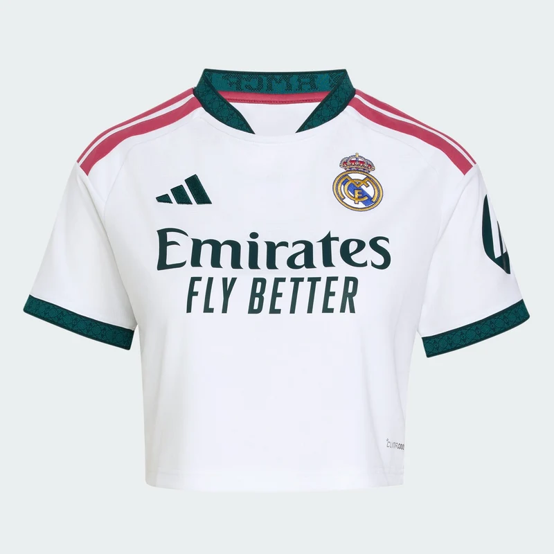 adidas Women Real Madrid 26/27 Home Cropped Jersey