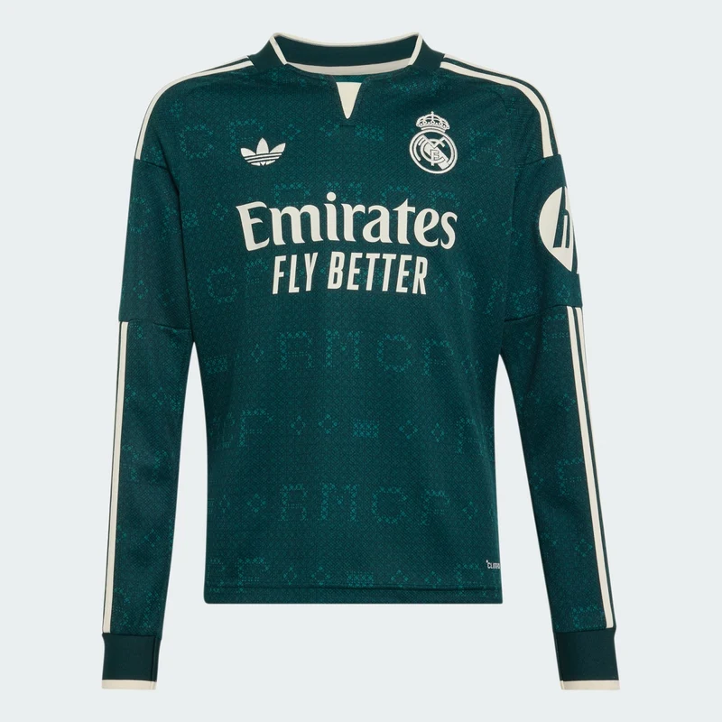 adidas Kids Real Madrid 26/27 Away Jersey Long Sleeve Kids