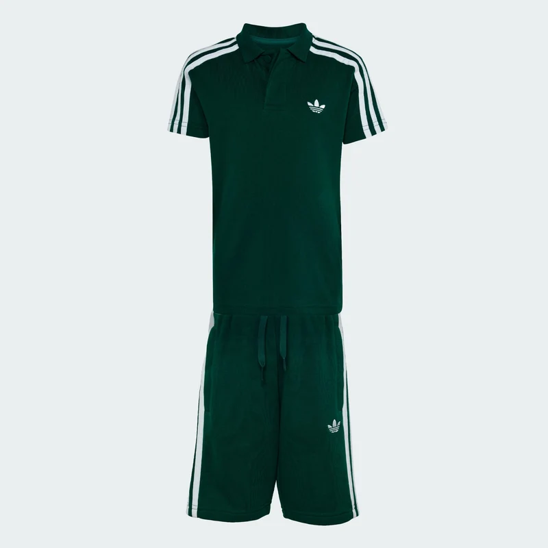 adidas Originals Kids POLO SHORT TEE SET