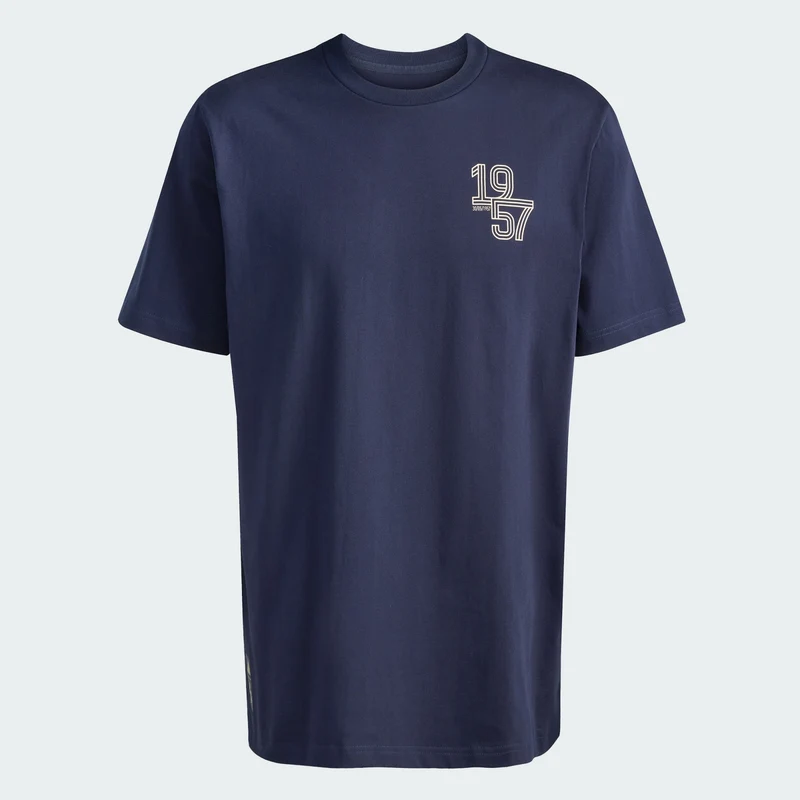 adidas Men Real Madrid Heritage Heavy Cotton T-Shirt