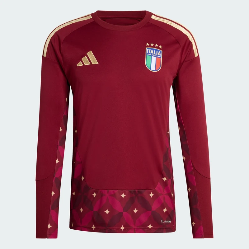adidas Men Italy 26 Home Goalkeeper Long Sleeve Jersey