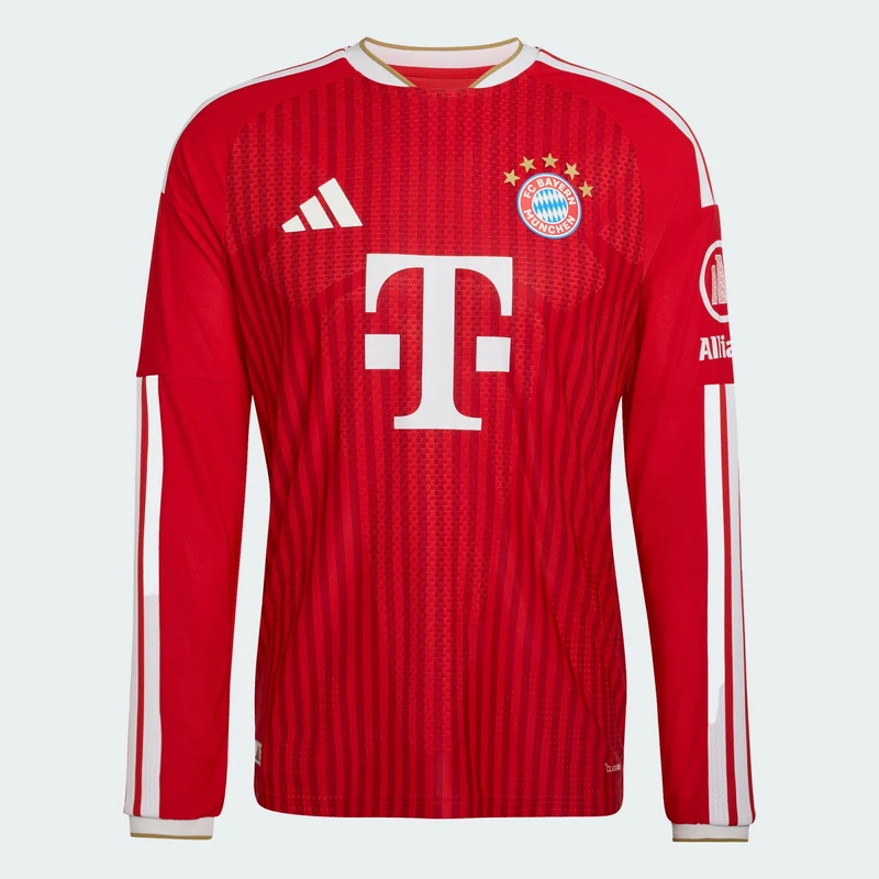 adidas Men FC Bayern 26/27 Home Authentic Jersey Long Sleeve