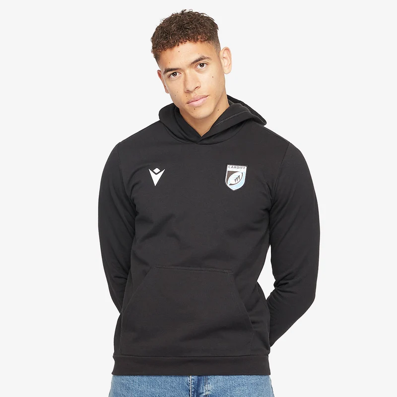 Macron Cardiff s 22/23 Travel Hoodie
